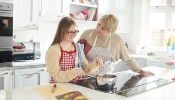 cooking for mum
